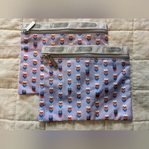 LeSportsac Rainbow Heart Pouches